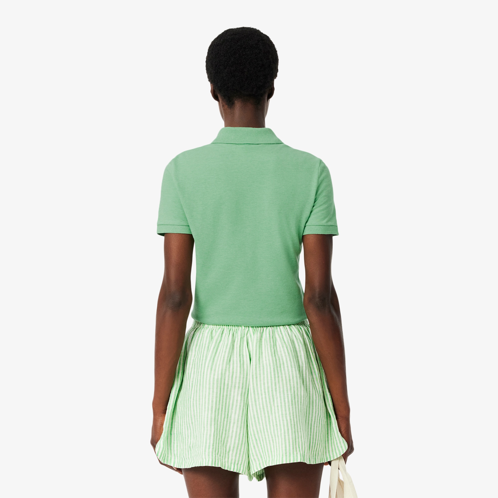 Women's L.12.D Slim Fit Stretch Mini Piqué Polo - Polo