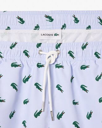 Men's Crocodile Print Swim Trunks