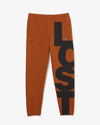 Men's Contrast Lettering Cotton Sweatpants