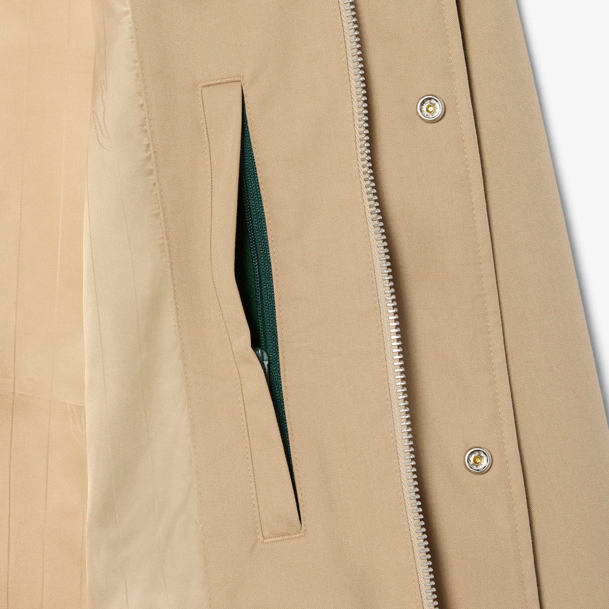 Water-Repellent Twill Harrington Jacket