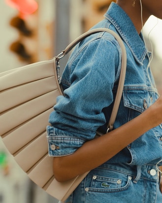 Medium Runway Lenglen Leather Bag