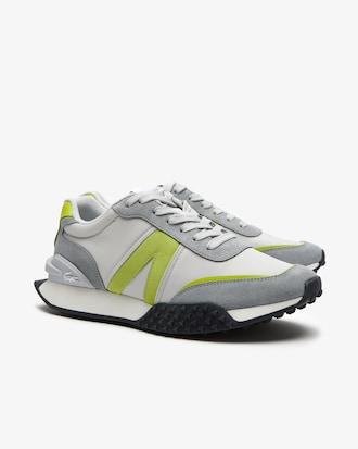 Sneakers Lacoste L-Spin Deluxe en piel contraste de color para hombre