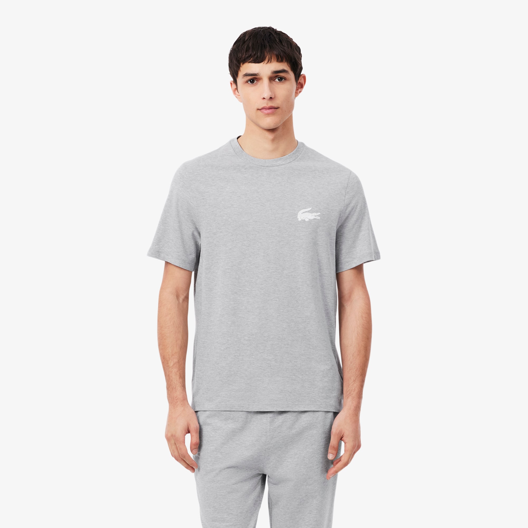Men's Crocodile Print Cotton Undershirt