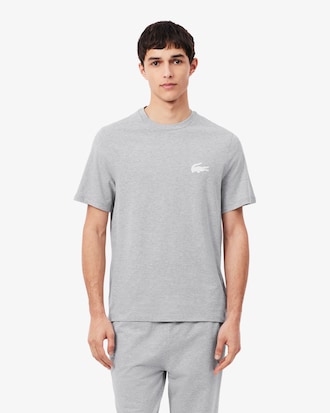 Men's Crocodile Print Cotton Undershirt