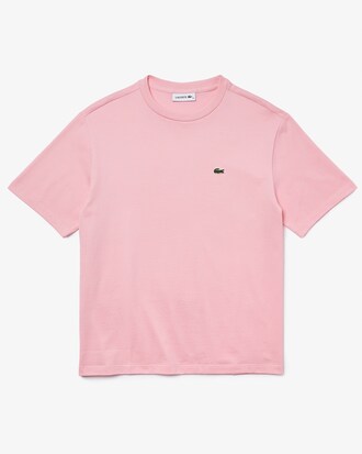 Playera de algodón premium con cuello redondo para mujer