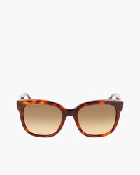 Rectangle Acetate Croco Skin Sunglasses
