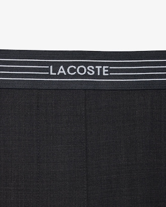 Oversized Wool Blend Pleated Pants