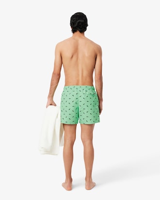 Men's Crocodile Print Swim Trunks