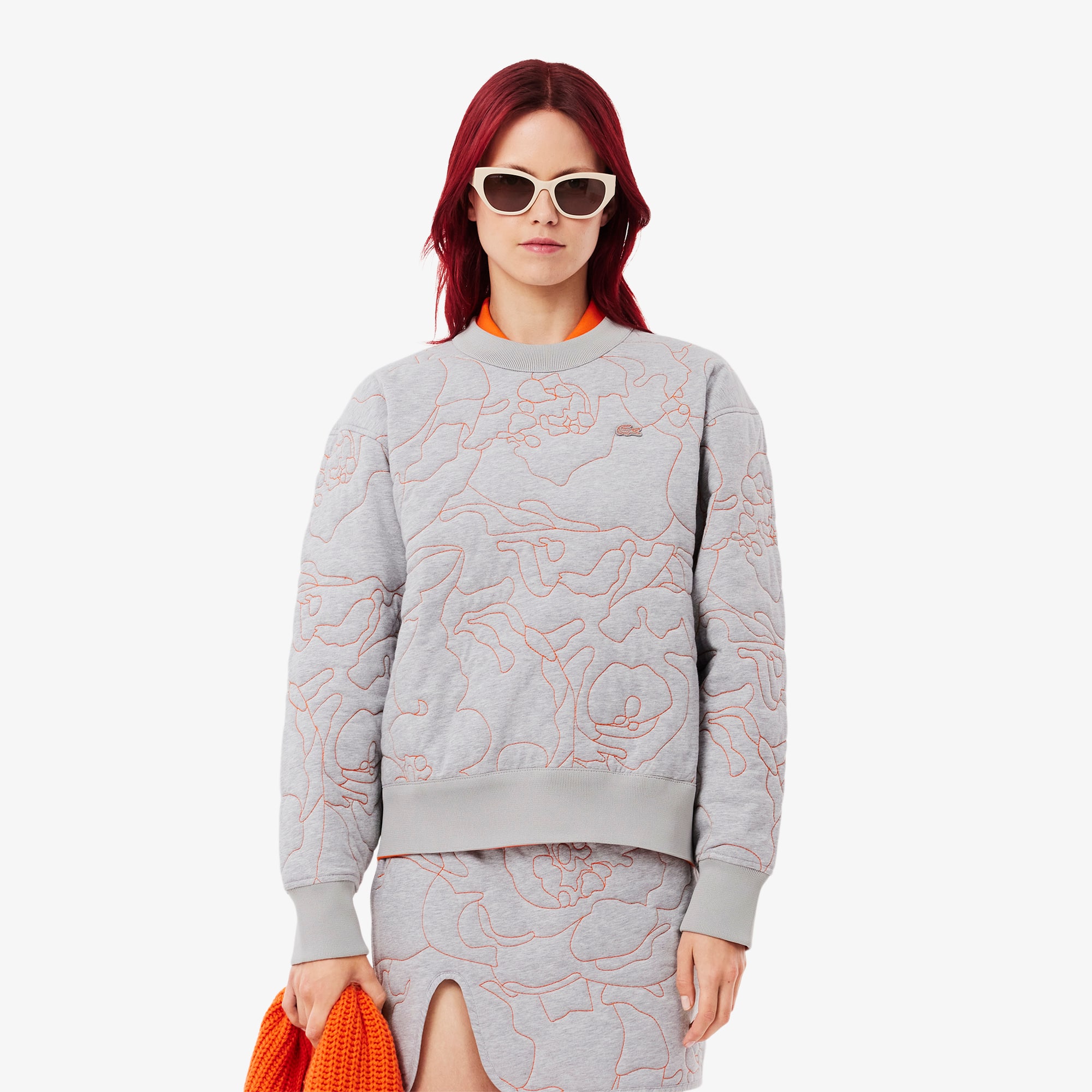スウェット・トレーナー JERSEY OVERSIZED SWEATSHIRT WITH LOGO EMBROIDERY Unisex KENZO Embroided Tiger Gray Jumper Sweatshirt Size S
