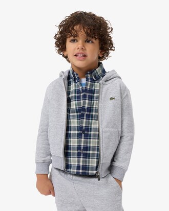 Sudadera con Cierre Unisex de Felpa Cepillada