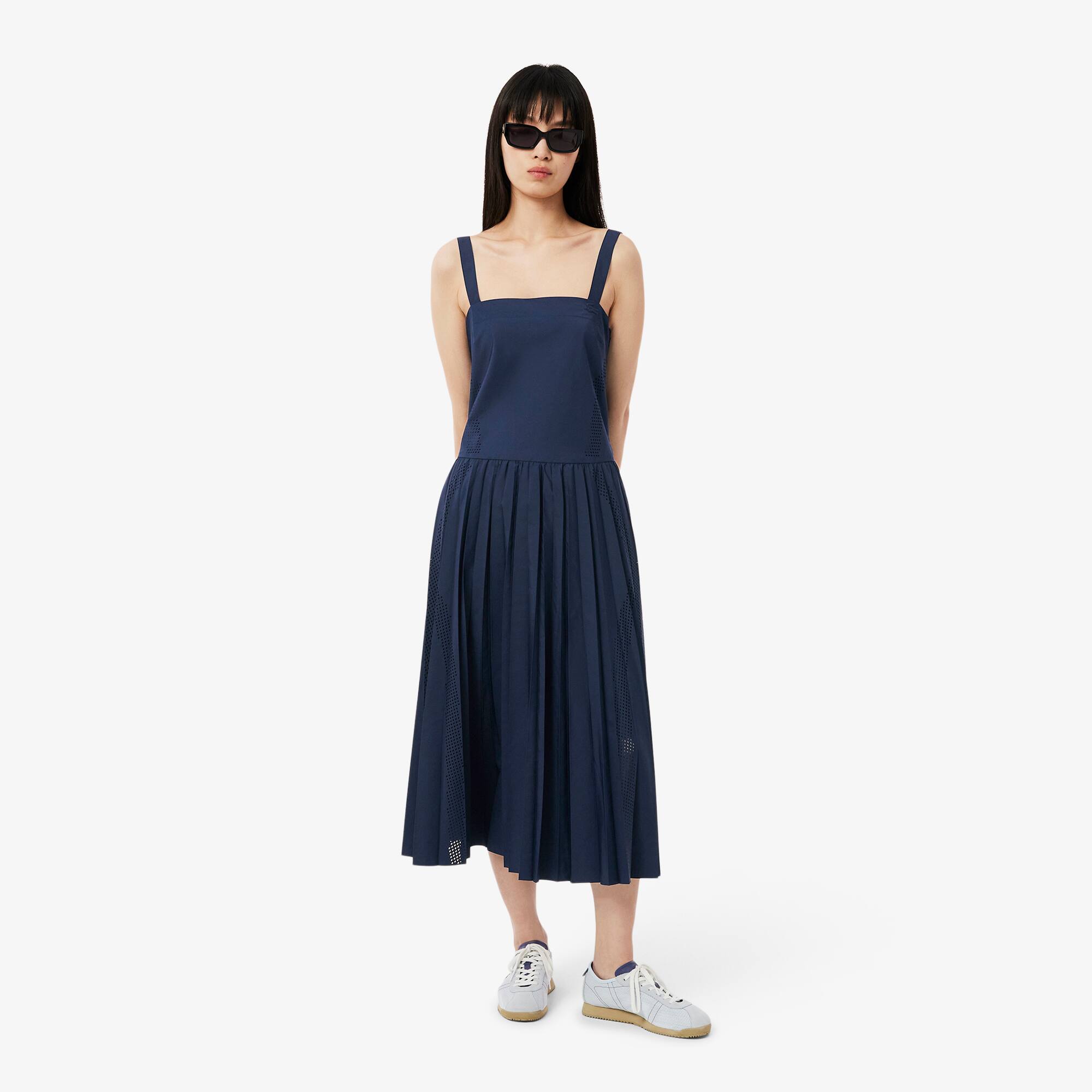 Women's Pleated Maxi Dress