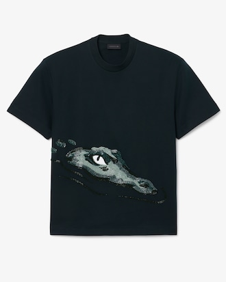 Runway Beaded Crocodile T-shirt
