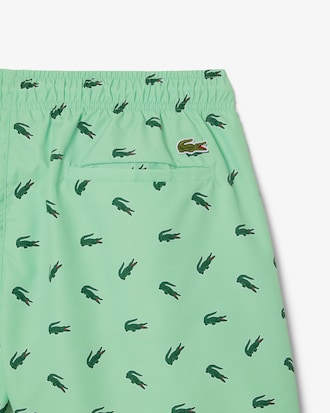Men's Crocodile Print Swim Trunks