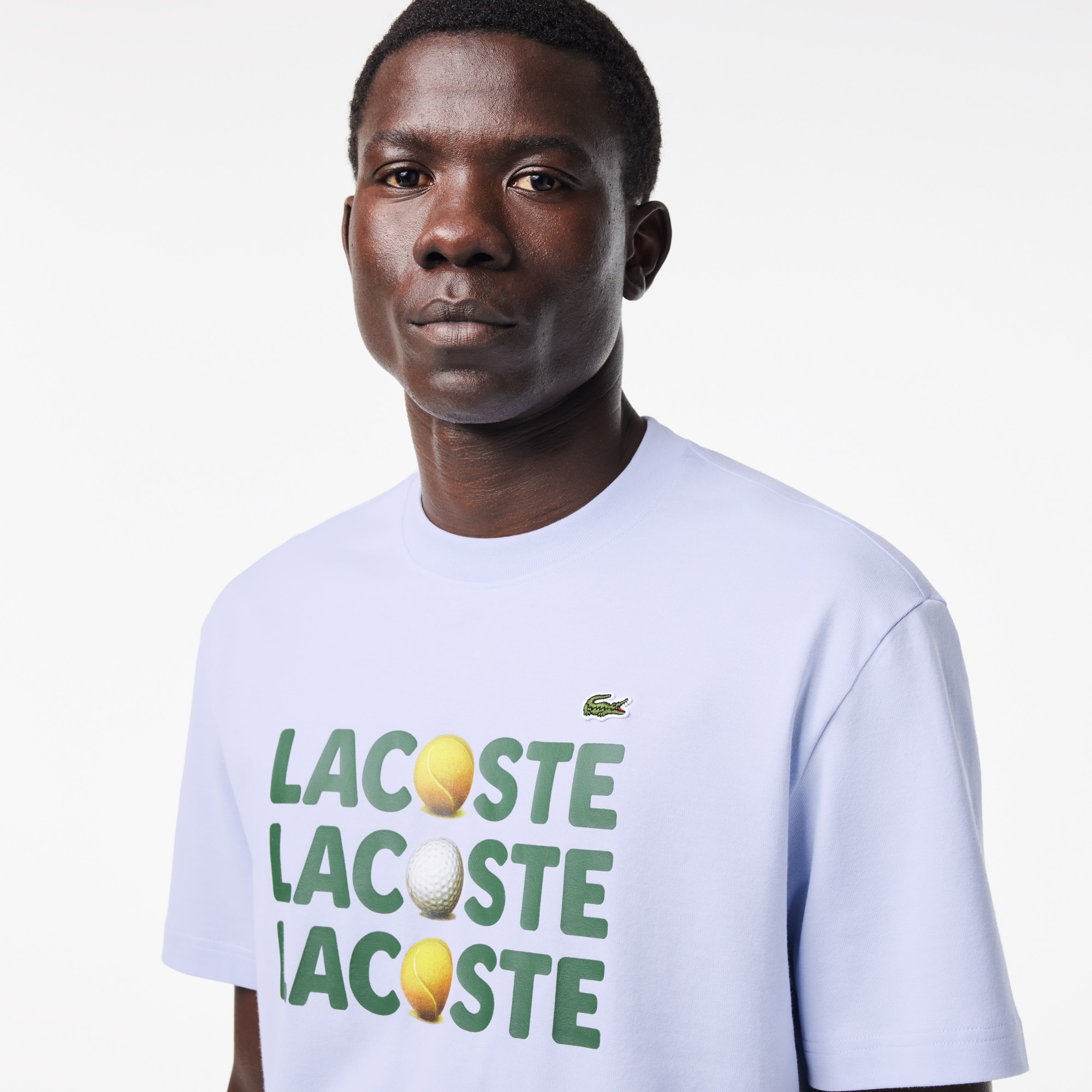Tシャツ・カットソー LACOSTE Men T-shirt Military TH6709 BMY LACOSTE: T-shirt men - Green | Lacoste t-shirt TH6709 online