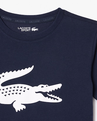 Kids' Oversized Technical Cotton Tennis T-Shirt