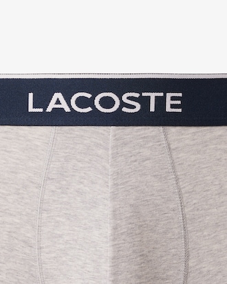 Paquete de 3 calzoncillos b&oacute;xer de algod&oacute;n el&aacute;stico para hombre