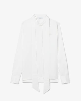 Regular Fit Removable Tie Collar Shirt