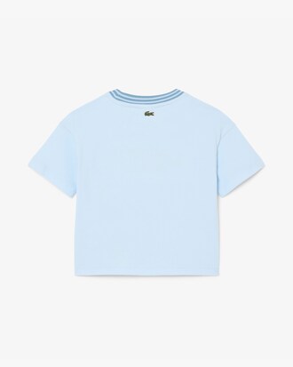 Playera de Algod&oacute;n con Detalles de La Marca Lacoste