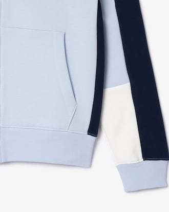 Men's Zip-Up Colorblock Hoodie