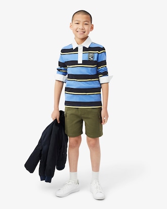 Striped Rugby Polo
