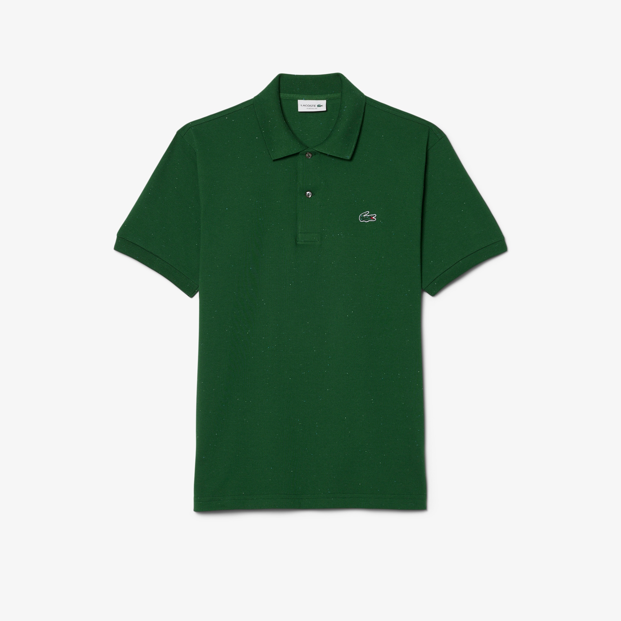 Lacoste Men's Classic Fit Piqué Marl Polo - L - 5 In Green