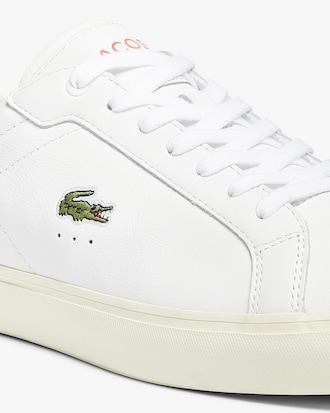 Men's Powercourt Smooth Leather Sneakers