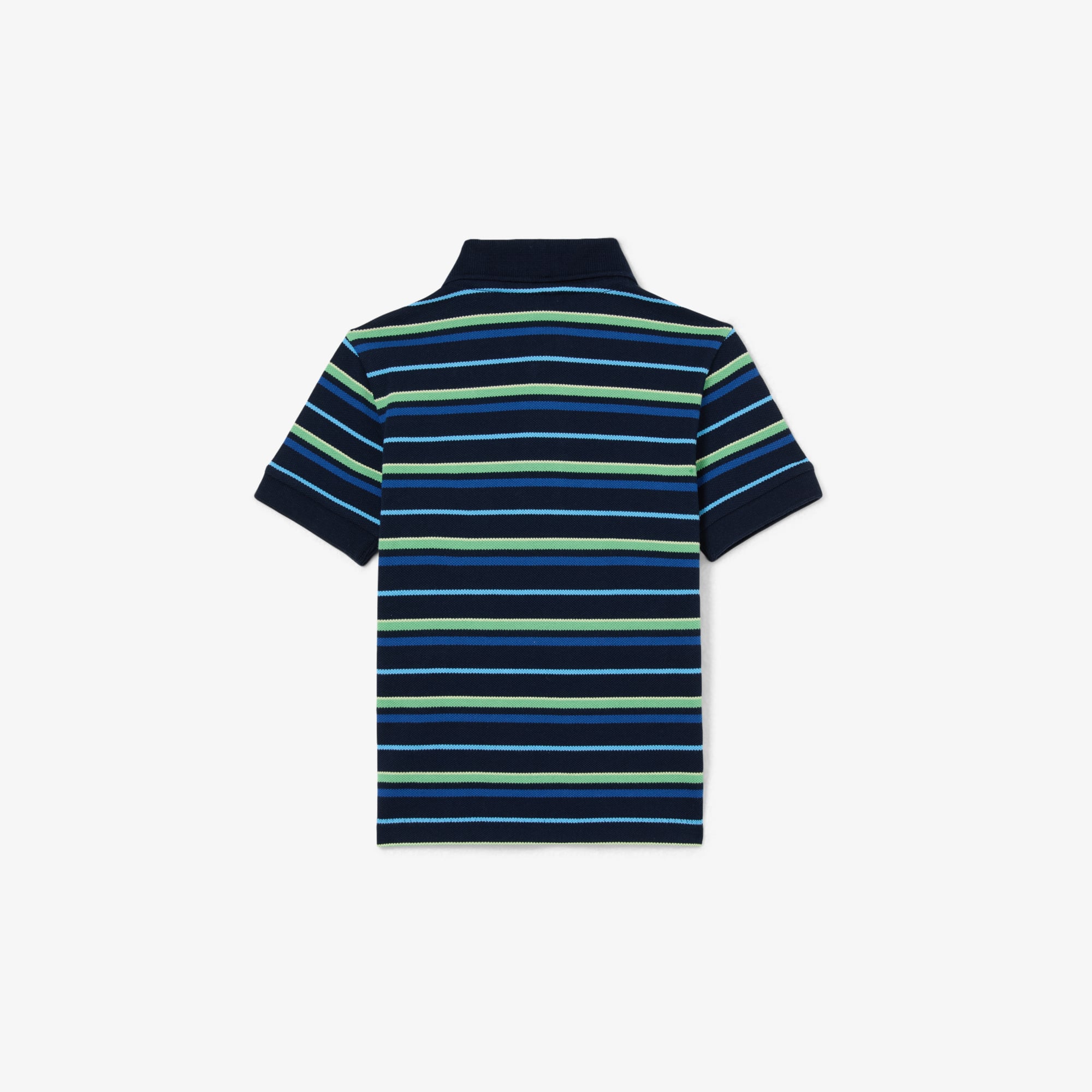 Contrast Stripe Petit Piqué Polo