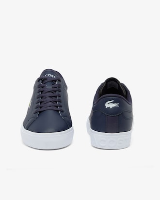 Men's Powercourt Graphic Leather Sneakers