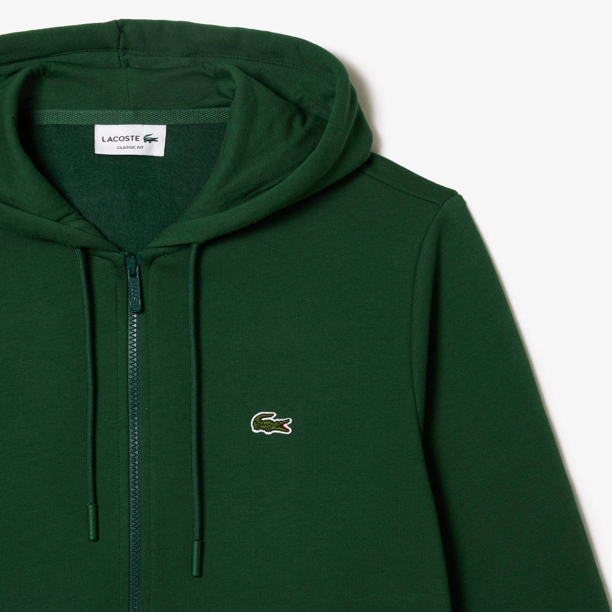 Organic Cotton Kangaroo Pocket Hoodie | Lacoste US | Men's Collection