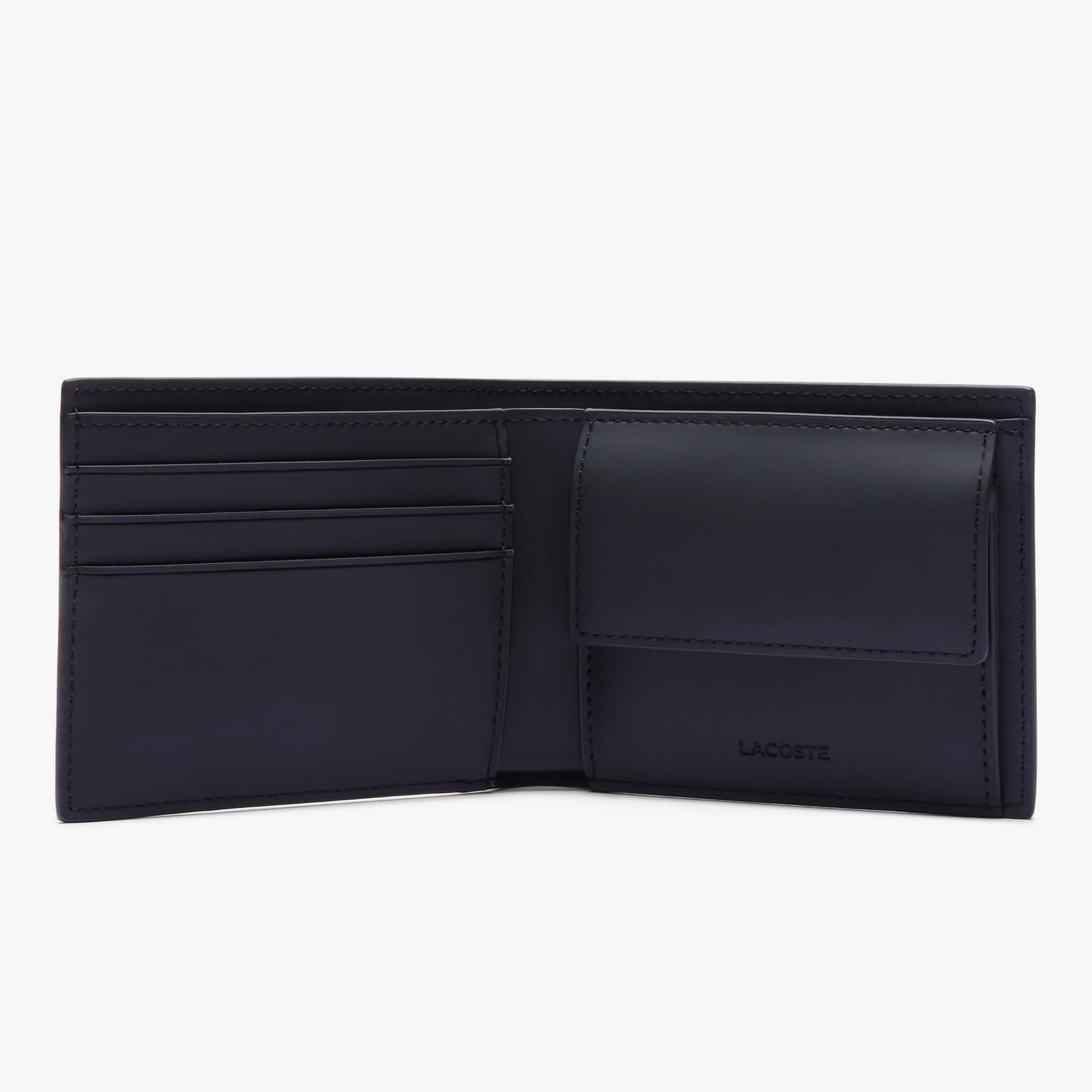 ★LACOSTE★ Men's The Blend Pocket Organizer Black NH4134L54 Men's The Blend Vertical Card Holder - Wallets & Small