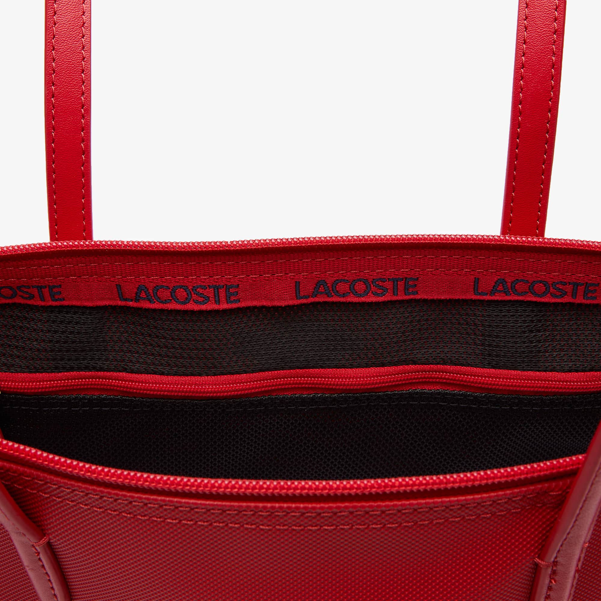 LACOSTE ダッフルバッグ レッド LACOSTE TOTE BAG Vertical Zipped Canvas Vintage N23 Summer 3