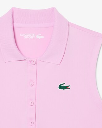 Polo De Golf El&aacute;stico Con Protecci&oacute;n Uv Y Corte Entallado Para Mujer