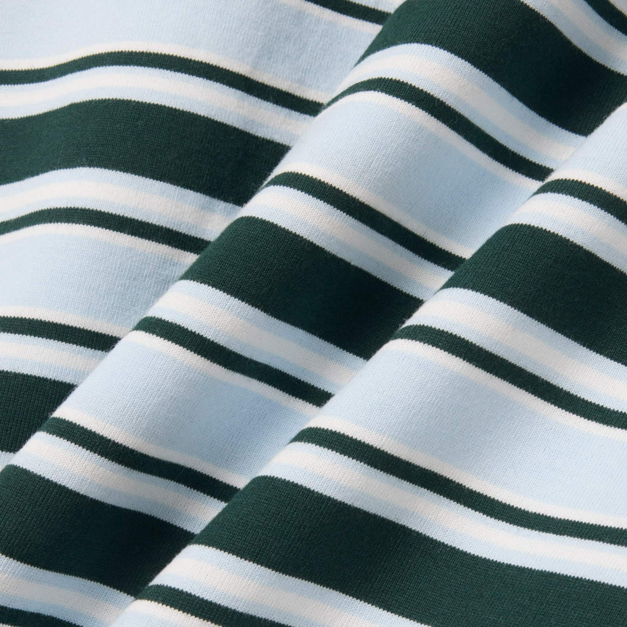 Striped Cotton Polo Dress