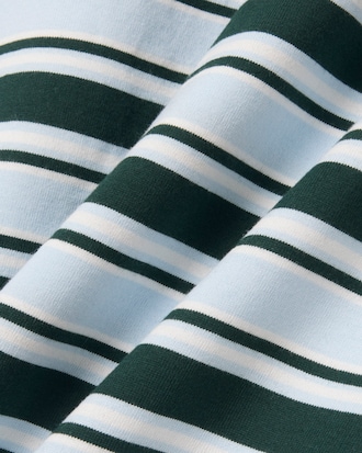 Striped Cotton Polo Dress
