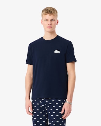 Crocodile Print Cotton Pajama Set