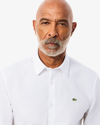 Men's Slim Fit Stretch Poplin Shirt