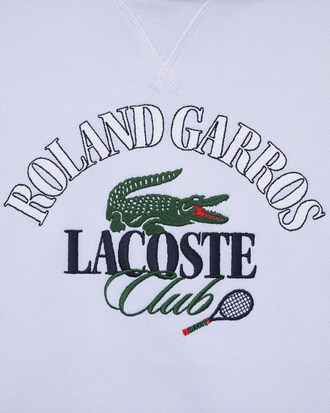Kids' Roland-Garros Edition Embroidered Piqué Sweatshirt