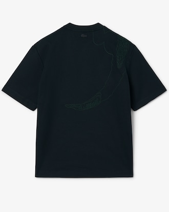 Runway Embroidered Crocodile T-shirt