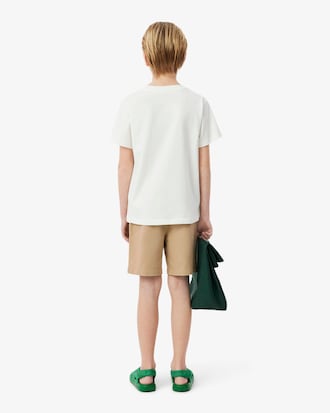 Stretch Cotton Twill Chino Shorts