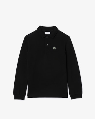 Kids' Long Sleeve Petit Piqué Polo