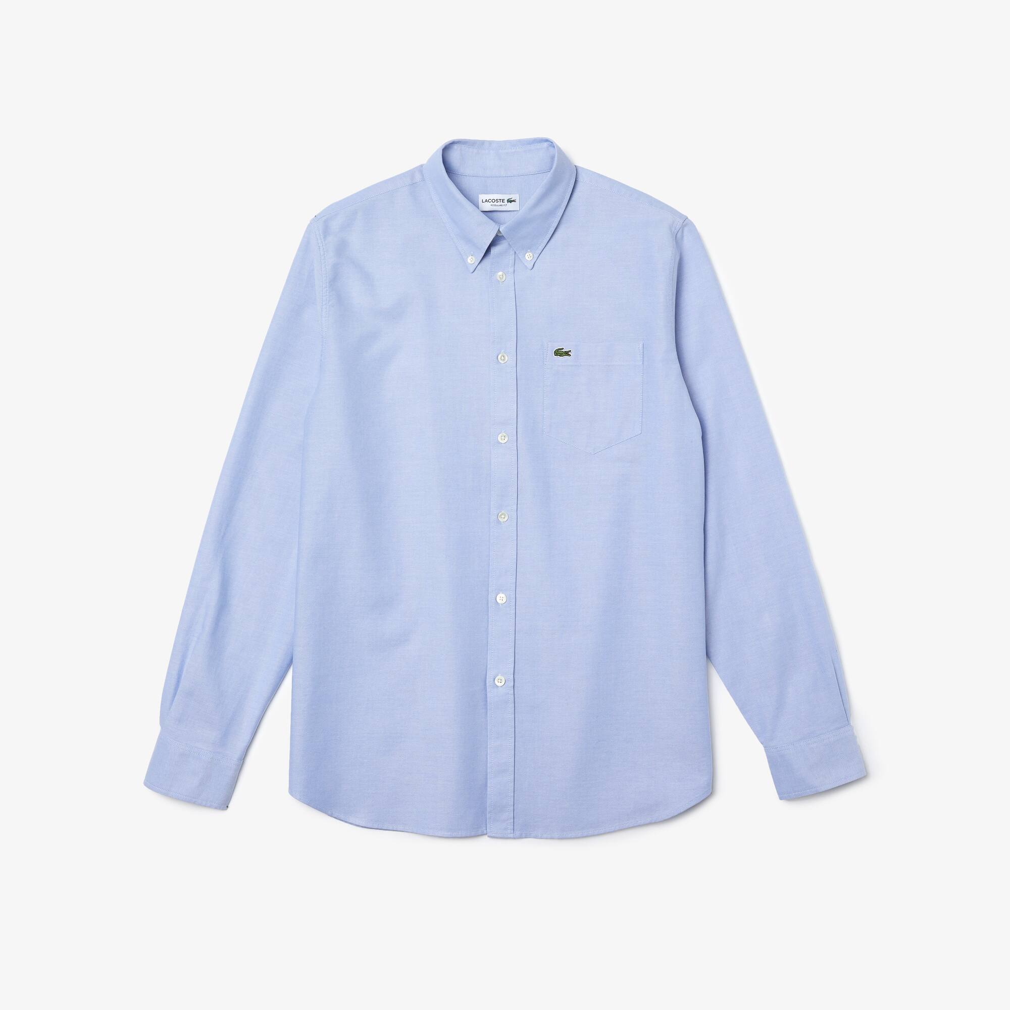 Men's Regular Fit Oxford Cotton Shirt - Button Down Shirts