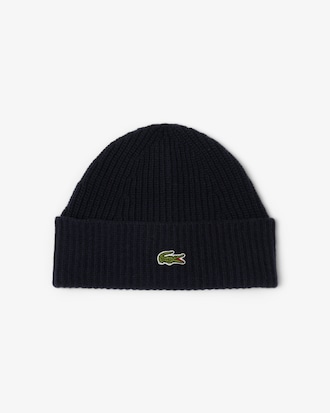 Unisex Rib Knit Wool Beanie