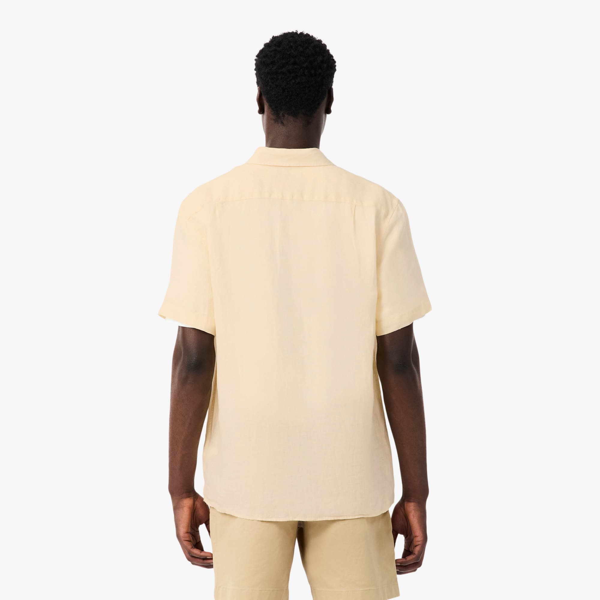 Men's Short Sleeve Linen Shirt