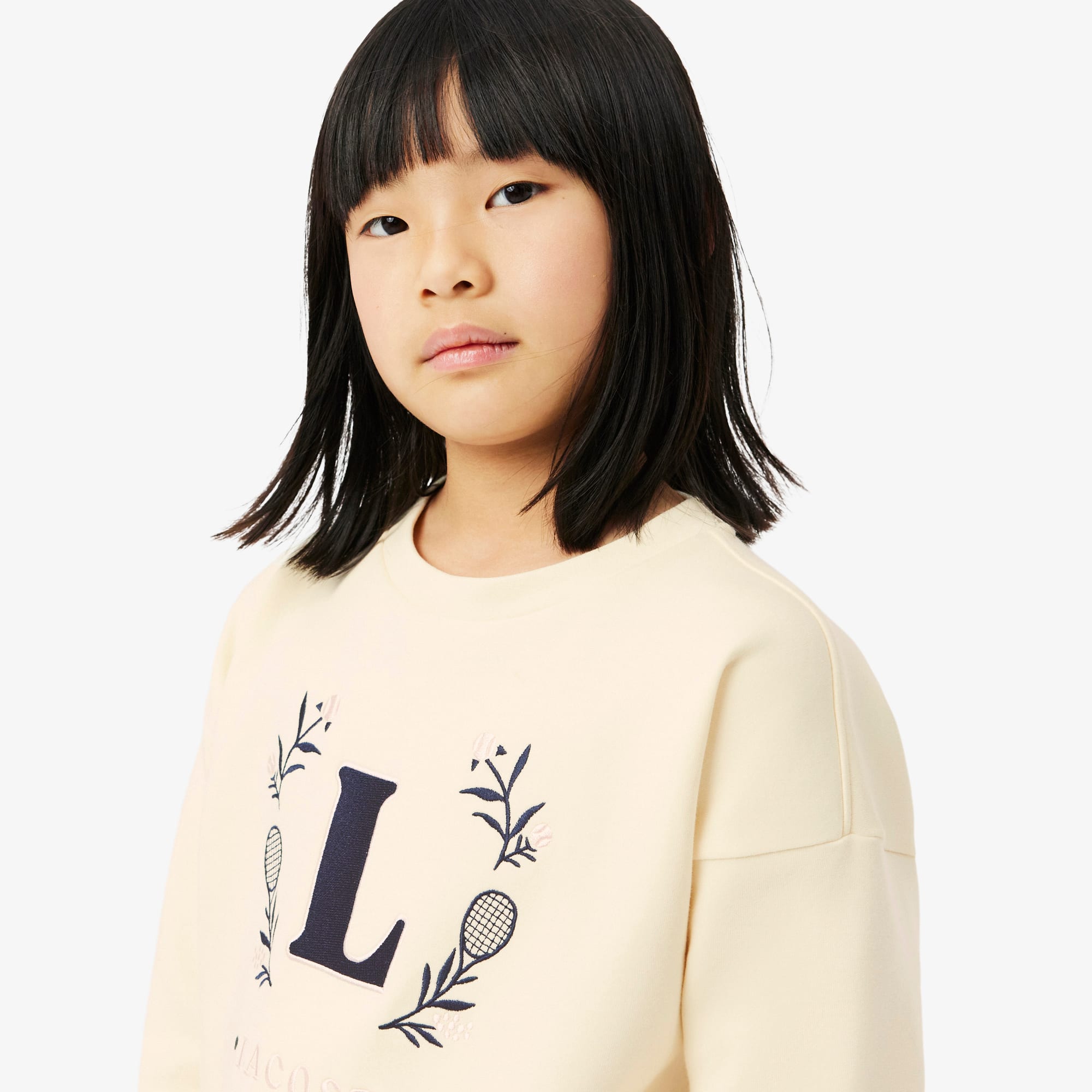 Embroidered Badge Neoprene Sweatshirt