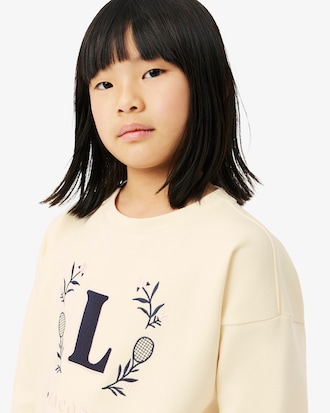 Embroidered Badge Neoprene Sweatshirt