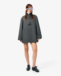 Runway Oversized Twill Mini Dress