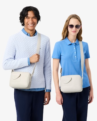 Club Lacoste Grain Leather Satchel
