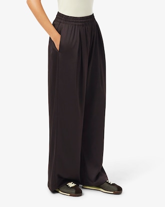 Oversized Elasticated Satin Pants