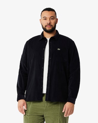 Men's Regular Fit Velour Shirt