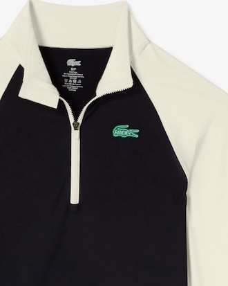 Women's Lacoste x Bandier Pro Fleece Quarter-Zip